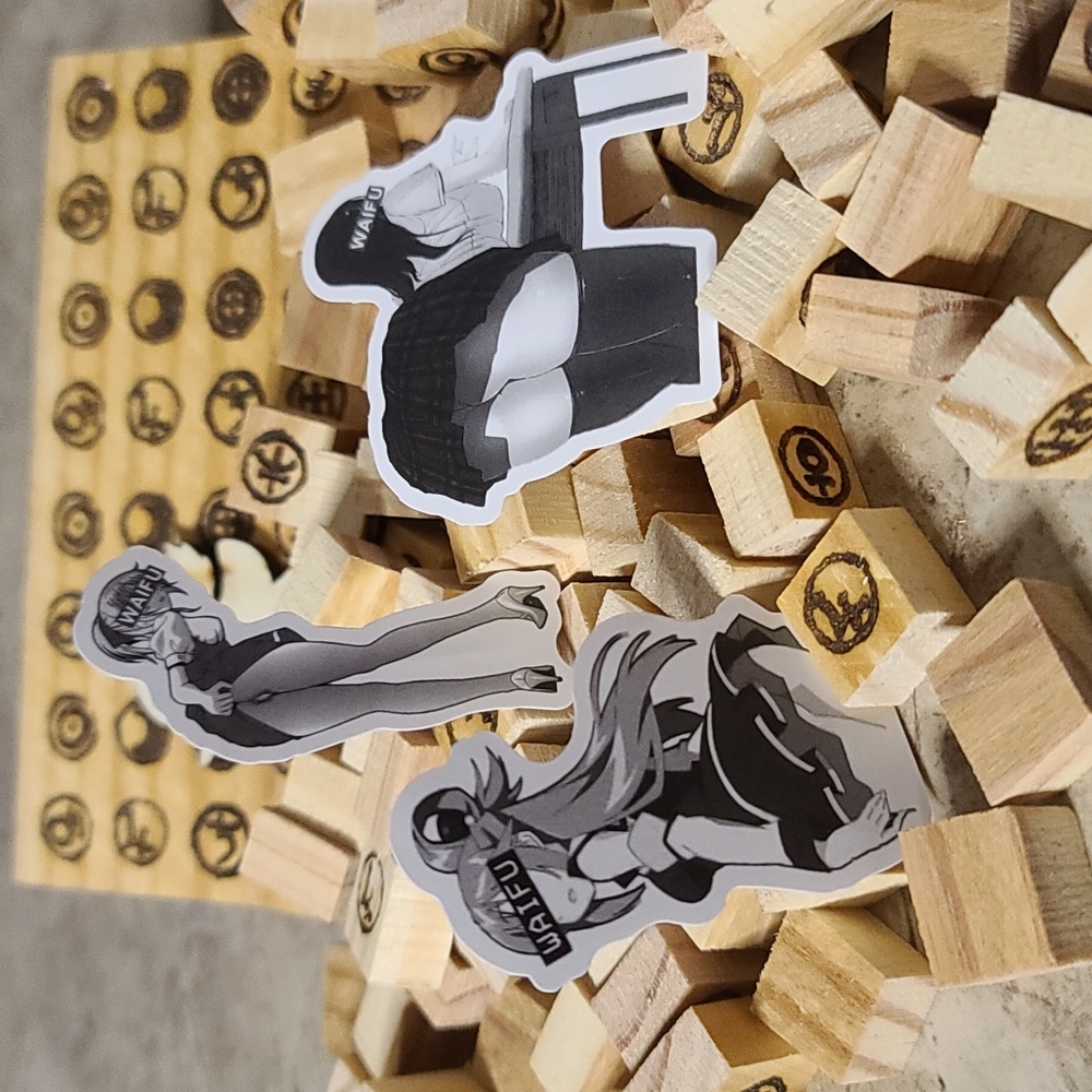 Inappropriate Waifu Stickers